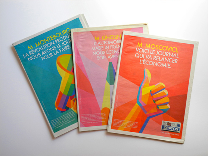Campagne pour un éditeur de presse professionnelle