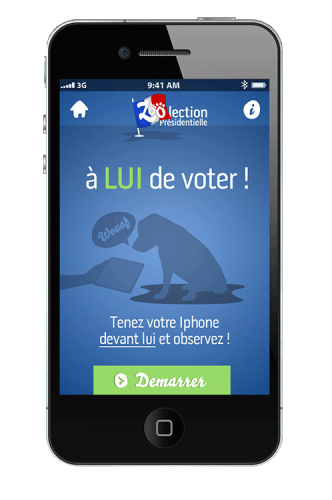 Page vote chien : vote sur aboiement